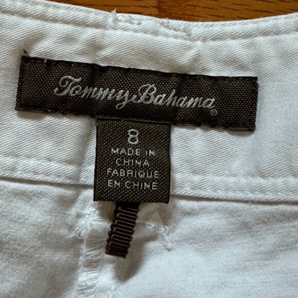 Tommy Bahama SIZE 8 WHITE COTTON PANTS - Picture 6 of 7
